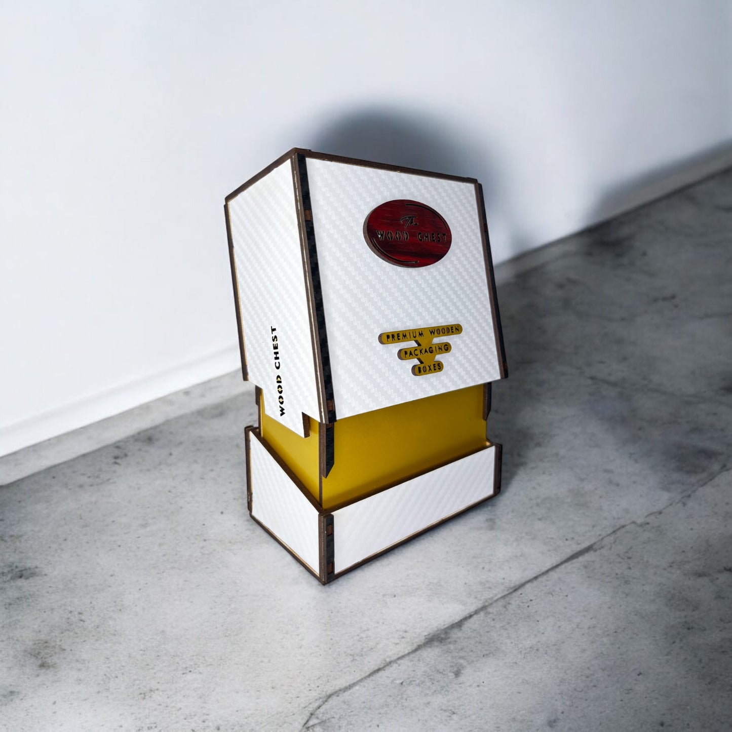 Luxury wooden perfume packaging