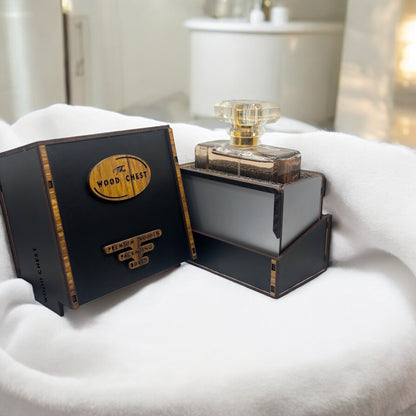 Luxury wooden perfume packaging