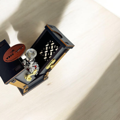 Luxury wooden perfume packaging